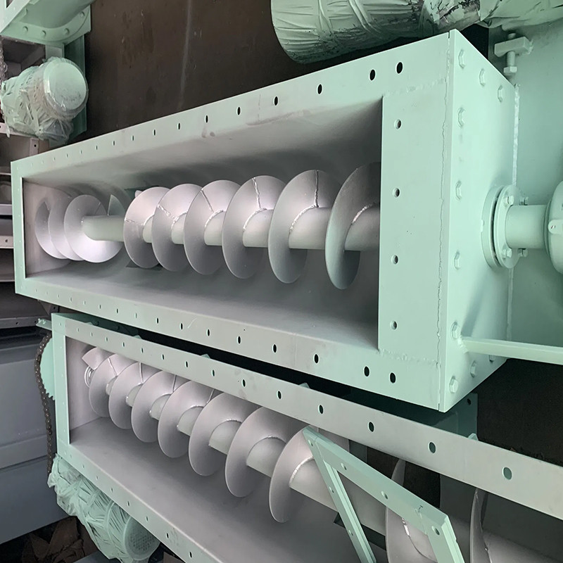 Wesew Customizable Screw Flight Spiral Conveyor For Material Handling Systems