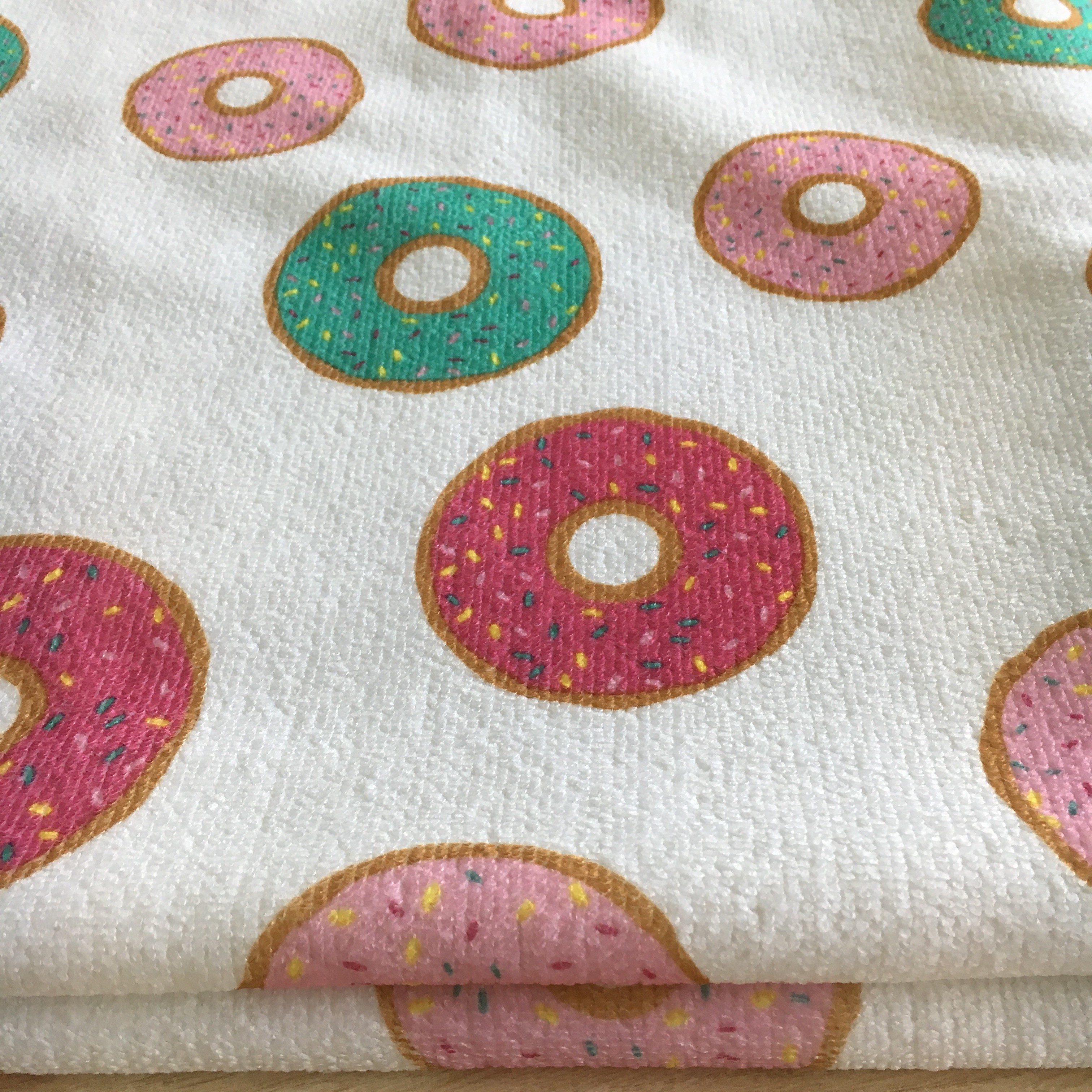 Printed design 300gsm absorbing kids cute microfiber bathroom towel