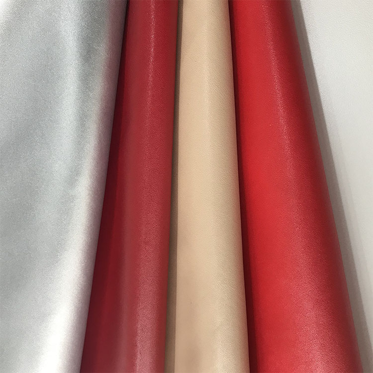 Reusable PU Leather Fabric , Black Leather Upholstery Fabric Long Durability