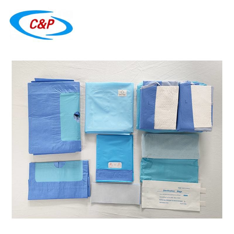 Waterproof Knee Arthroscopy Disposable Surgical Pack Drapes Universal