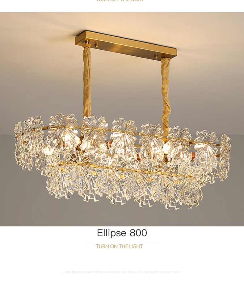 Transparent Glass Led Chandelier For Living Room Foyer Hall Luxury Ceiling Lamp Decor Kitchen leaf chandelier(WH-CY-250)