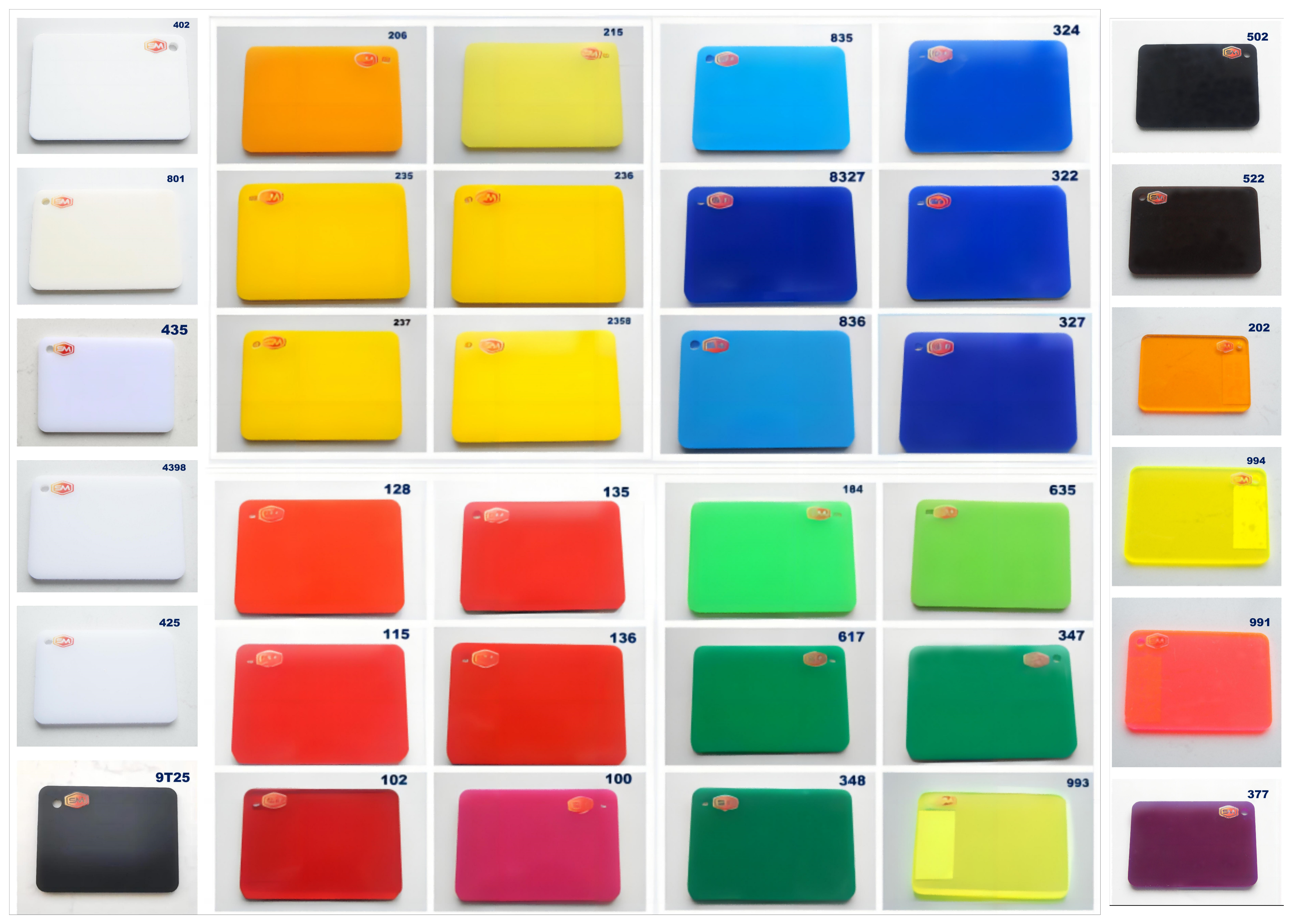 Pure Transparent 3mm 6mm 10mm Colorful Extruded Acrylic Sheet Board Plastic Panel