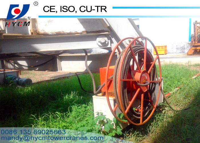 Moving 6ton QTZ5610 Travelling Topkit Tower Crane with 56m Jib Length