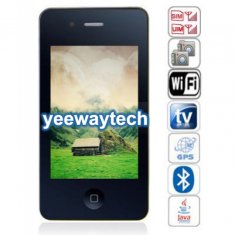  HiPhone Fei Yang F073 Quad Band Dual Cards Dual Cameras WiFi Color TV GPS Dual Bluetooth Java 3.2 - inch Touch Screen Phone Manufactures