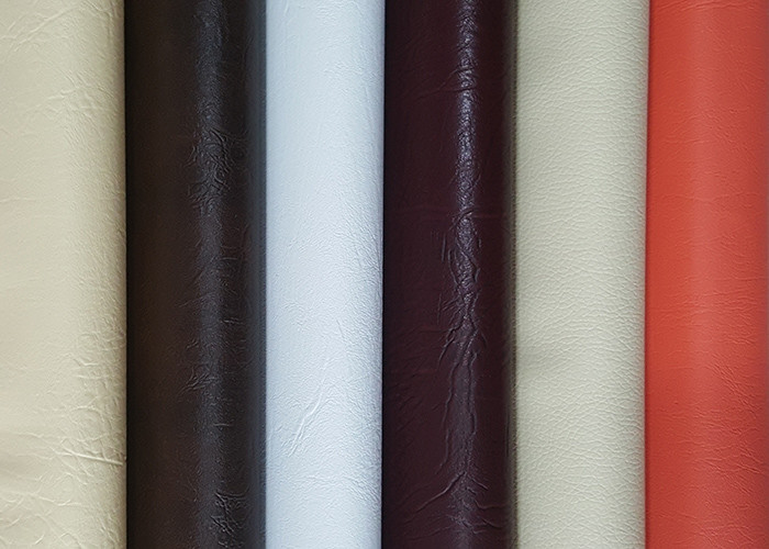 Multi Color Patterned Leather Fabric Fasionable Custom Thickness For Shoes Lining