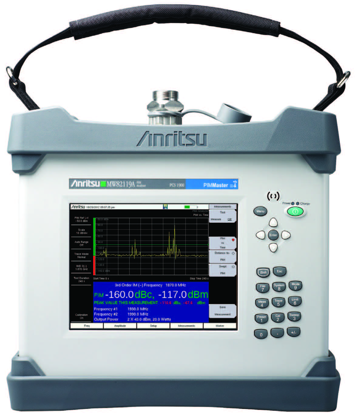 High-Performance Electronic Test And Measurement Equipment Anritsu MW82119A 1900PCS/2100AWS PIM Analyzer