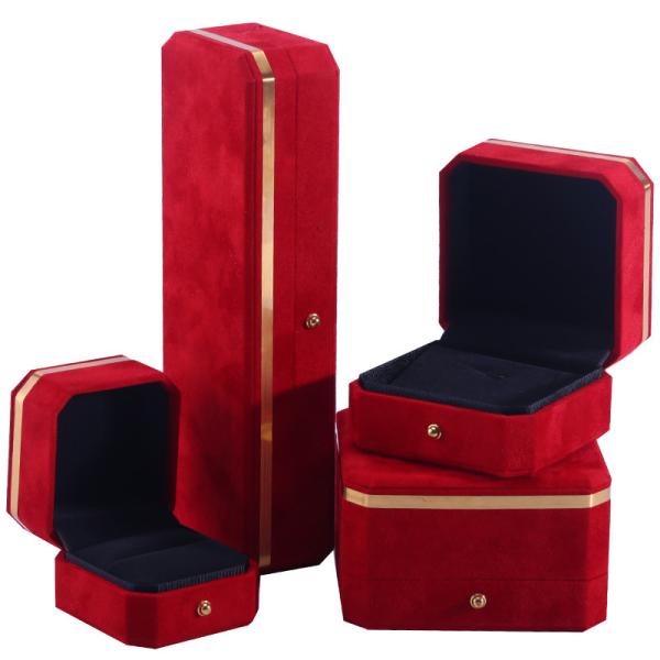 Wholesale manufacturing Necklace Ring Jewelry Set Packaging box Jewellery gift