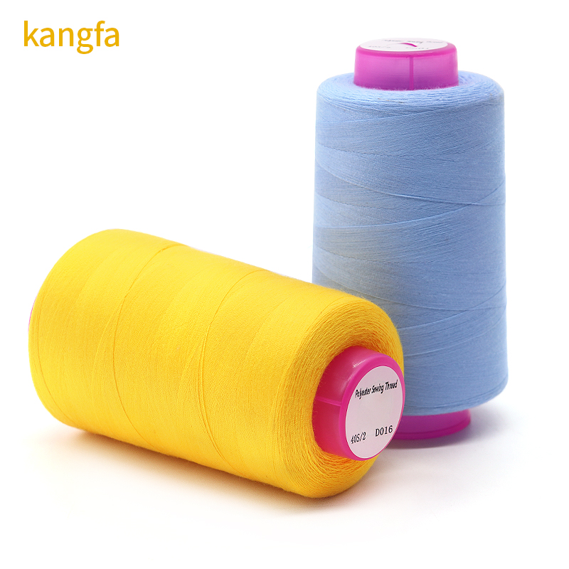100% Polyester Sewing Thread 40/2 5000yds Dyed Spun for Machine Sewing Item Towel