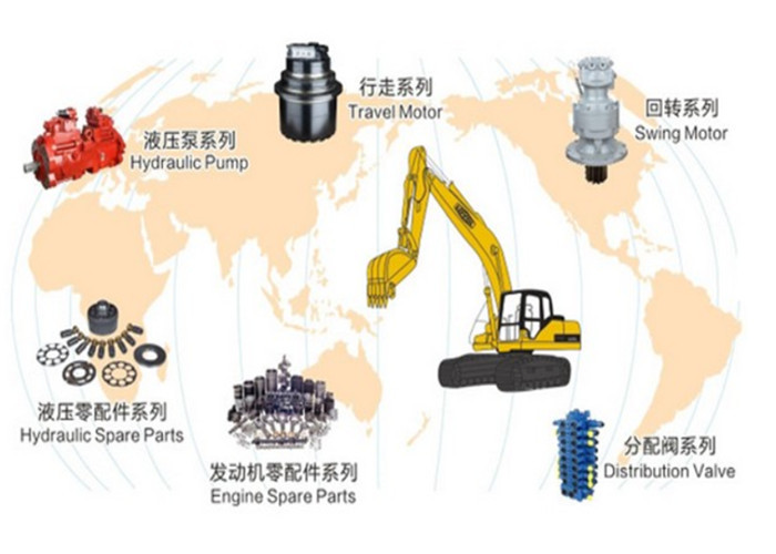M2X120CHB-10A-64-270 EC210 Hydraulic Swing Motor Without Gearbox For Excavator 14524189