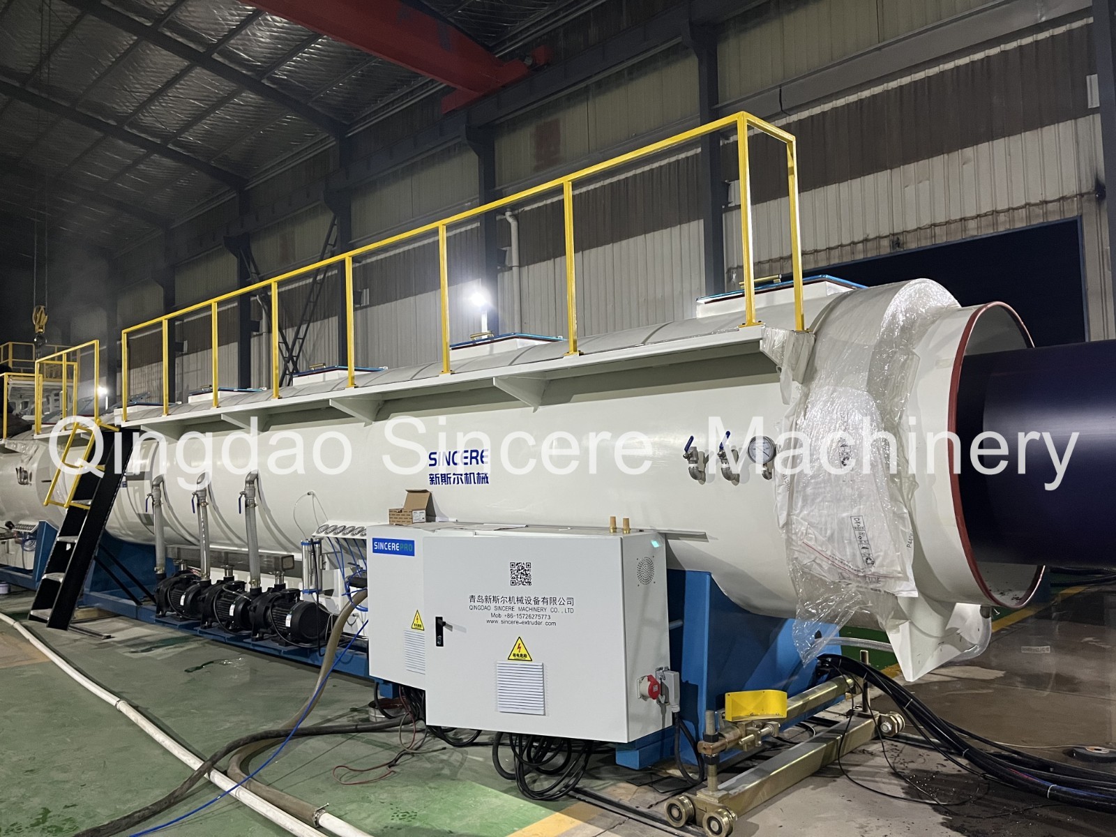 Large Diameter PE PP PPR Plastic Pipe Production Line Extrusion Machine