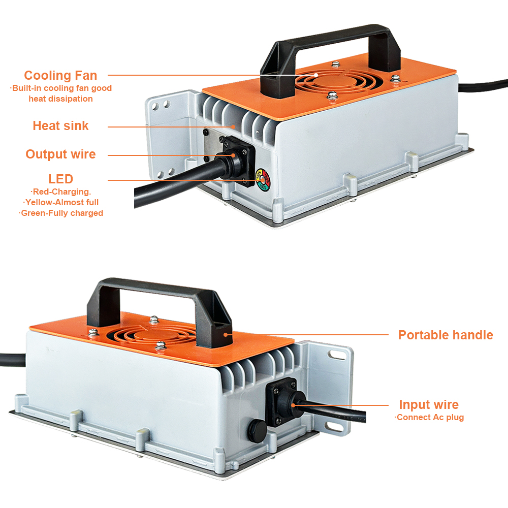 750W Electric Battery Charger 24V 20A 36V 15A 48V 12A LiFePO4 Battery Charger