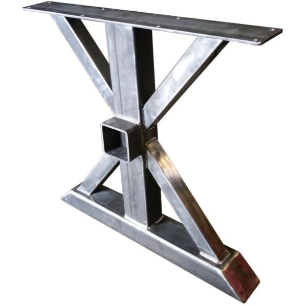 Made Aluminum "Z" Design Steel Dining/Kitchen Table Legs Industrial Style
