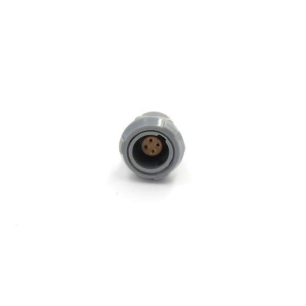 IP50 Medical Plastic Circular Connectors Female 1P 1 Keying 4 Pin Socket