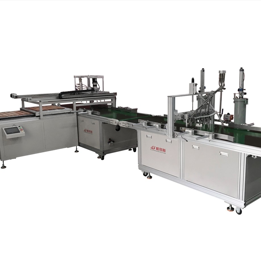 2x2 Panel Light Gluing Line 220V - 380V Glue Dispensing Systems
