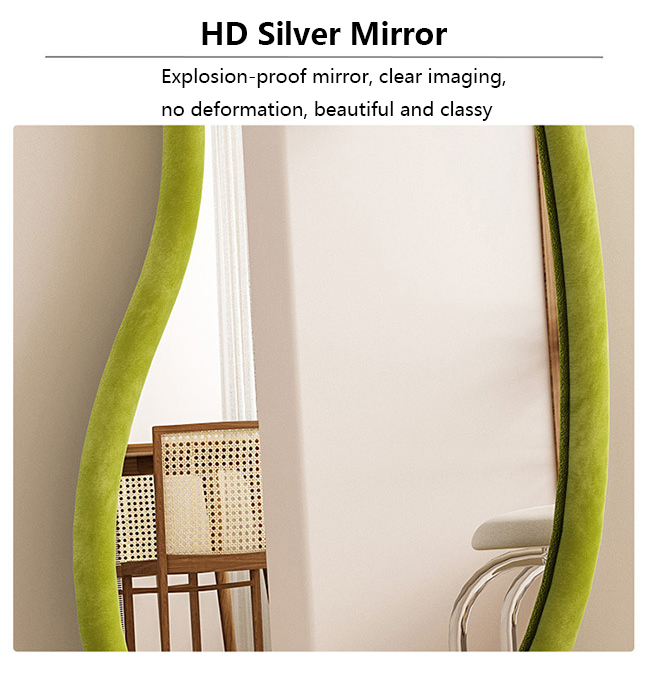 Custom Standing Arched Floor Mirror Full Length 78x108cm