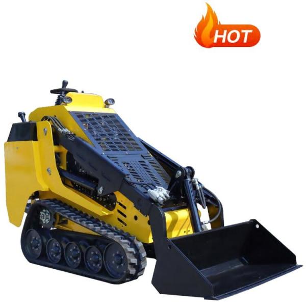Quality Municipal Engineering Mini Track Skid Steer Mini Crawler Loader Energy Efficient for sale