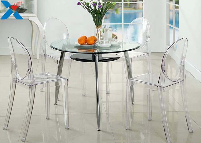 Nordic Acrylic Desk Organizer Clear Transparent Acrylic Chair For Wedding