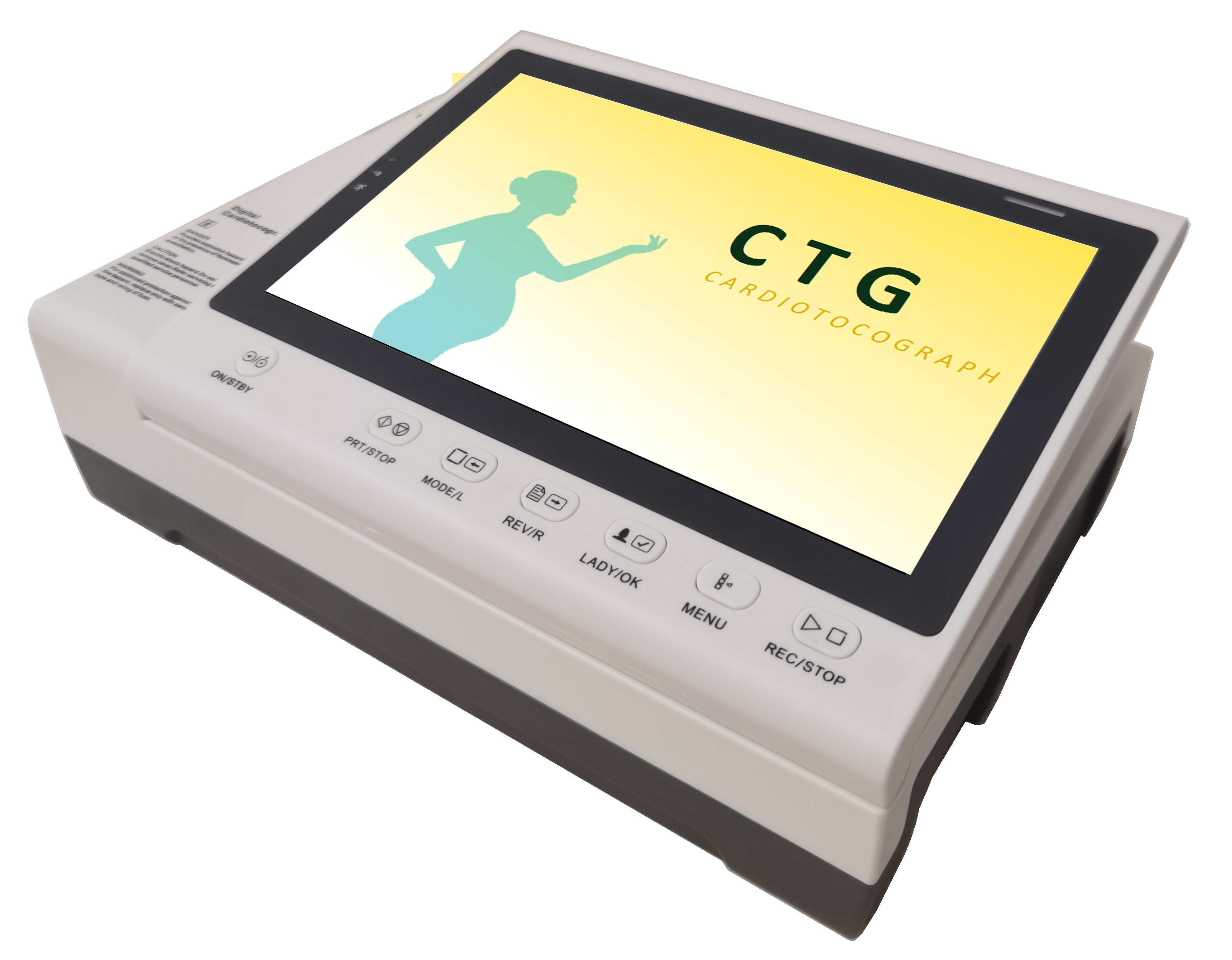Hospital Twins Probe CTG Fetal Heart Rate Monitor With Printer