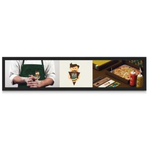  Long Bar Player Monitor PC Touch Screen 28 Inch HD With 300cd/m2 Type Luminance Manufactures