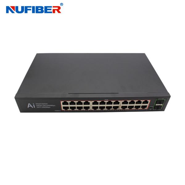  NF-PSE5224-SFP-1U 1U Rack Type 24 Port Gigabit PoE Switch for Hikvision IP Camera with Power Priority Mechanism and 8.8Gbps Switch Capability Manufactures