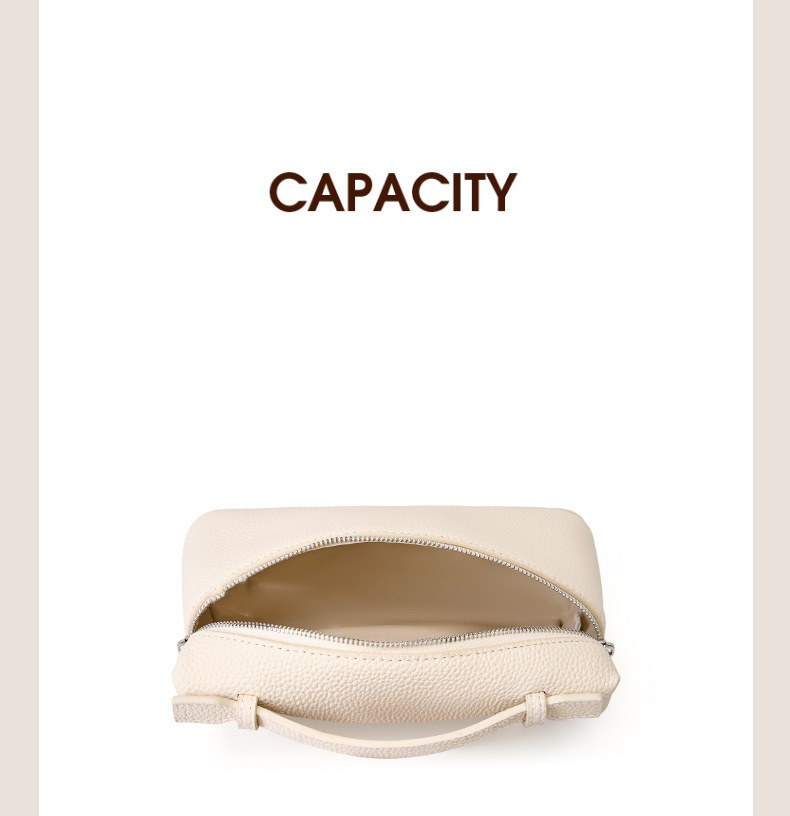 Versatile Style Genuine Leather Lunch Box Bag Gigi Same Style Crossbody Handbag for Lady's