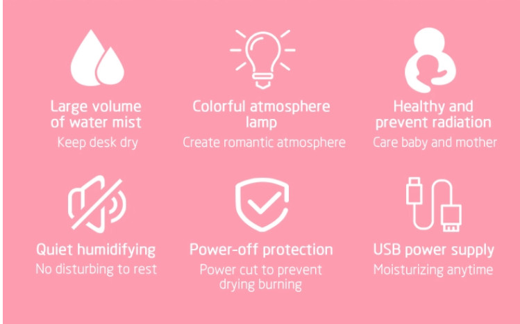 Usb Portable Mini Aroma Diffuser Humidifier Aromatherapy Low Noise