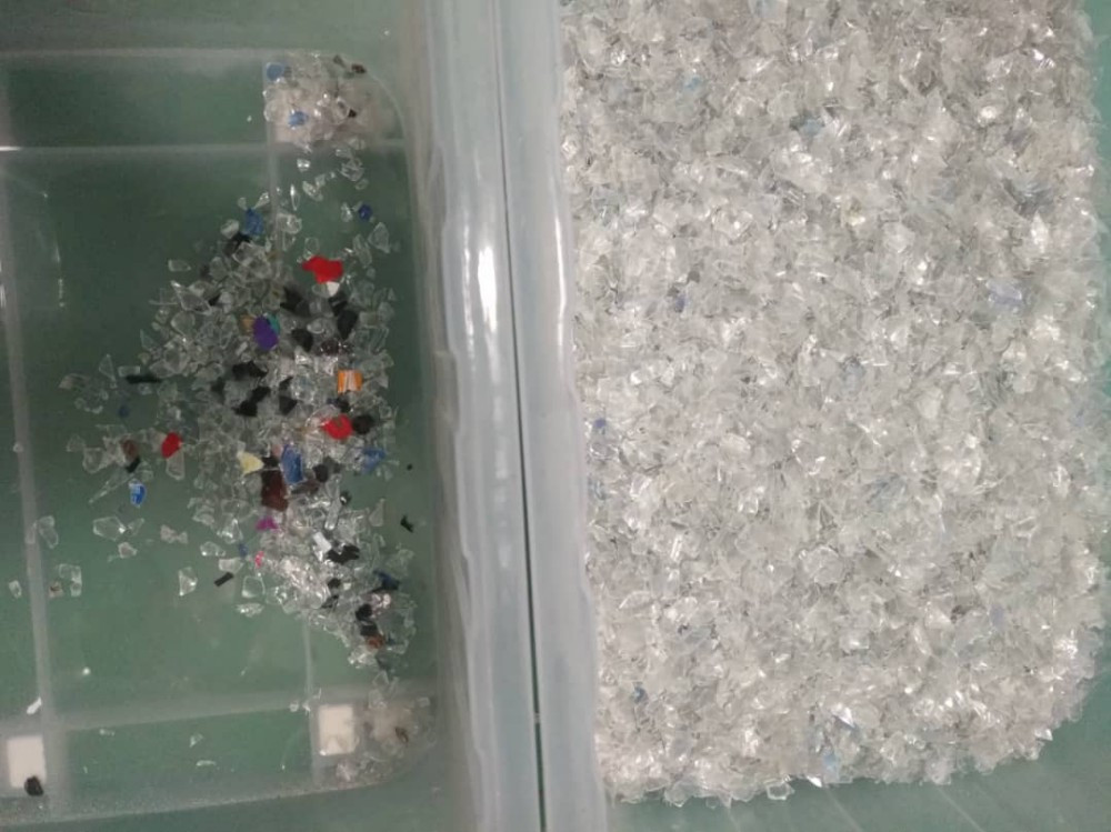 Recycle Plastic Pet PVC PP PS Flakes Granules Colour Sorter With WIFI Remote