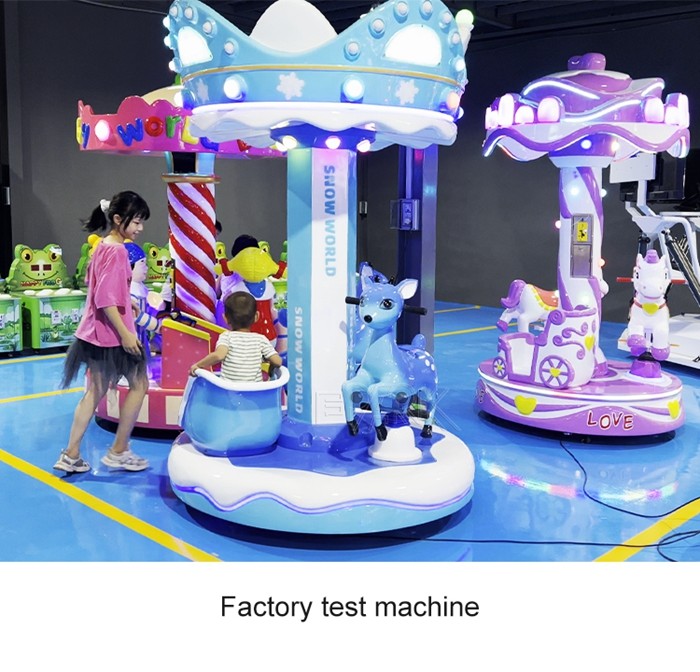 Snow World Indoor Fairground Merry Amusement Park Kids Horse Swing Ride For Sale