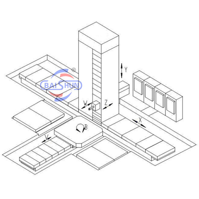 Boring Mills Welding For Shaft Hole Repair Portable Boring Machine Horizontal