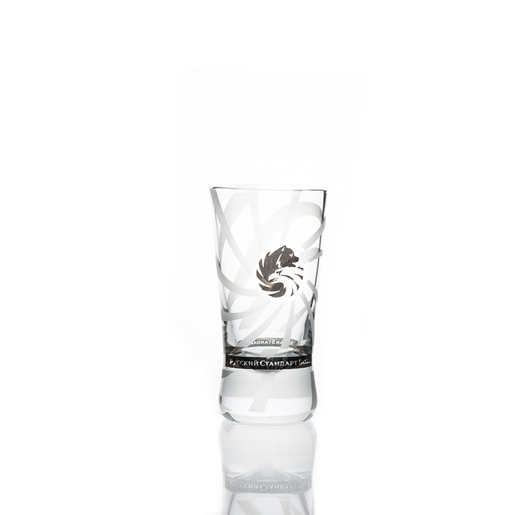 Custom logo round lead free crystal transparent Shot Glass Promotions Shot Glass
