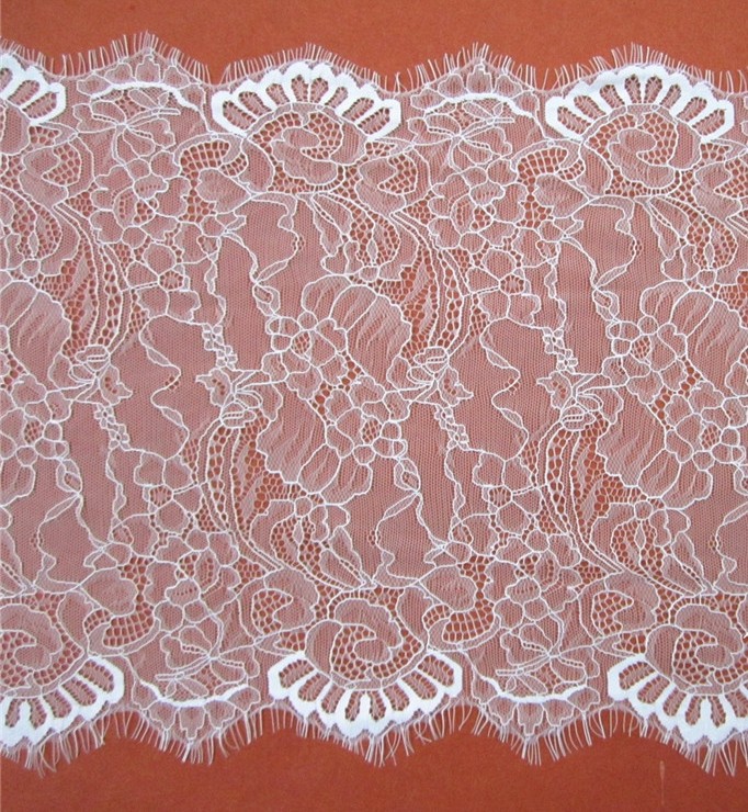 Good Quality Crochet Eyelash Lace Edge for Dress Double Side