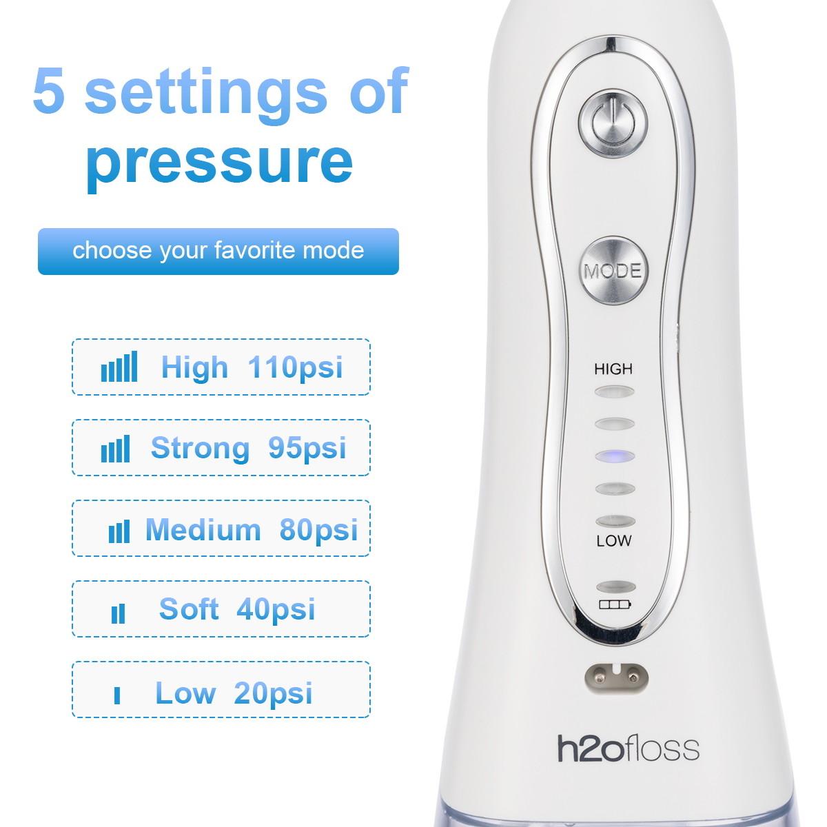 Electric Portable Rechargeable Water Flossers Cordless For Teeth