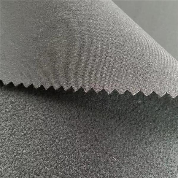 Softshell Jacket Polyester Bonded Fabric 75DX75D 280gsm 150cm Waterproof