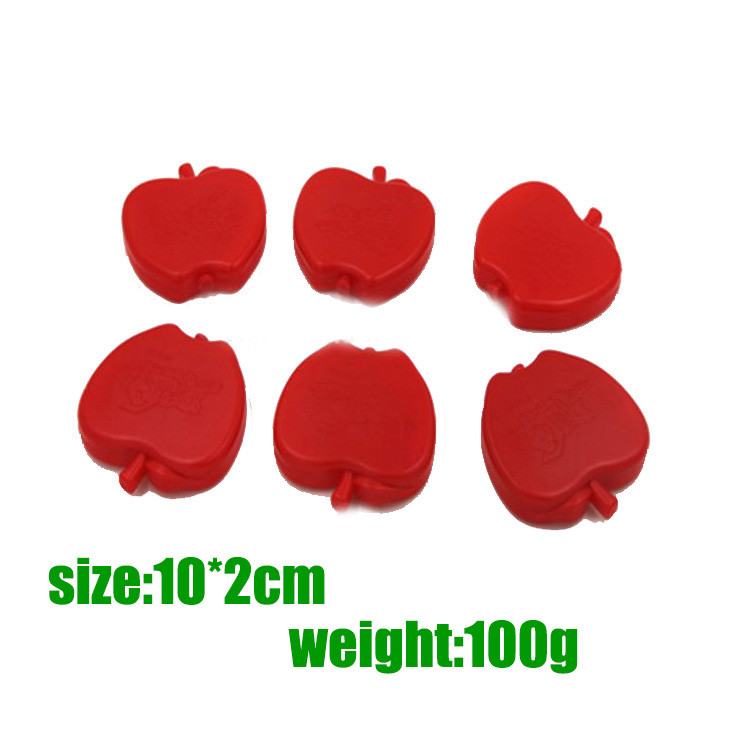 Vaccine transport solar best price ice gel water sports apple shape HDPE food grade colorized ice packs for food