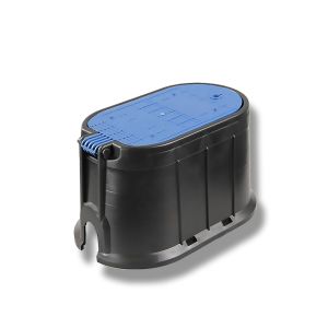 Rectangular SMC Water Meter Box with Hinged Cover and High Load Capacity