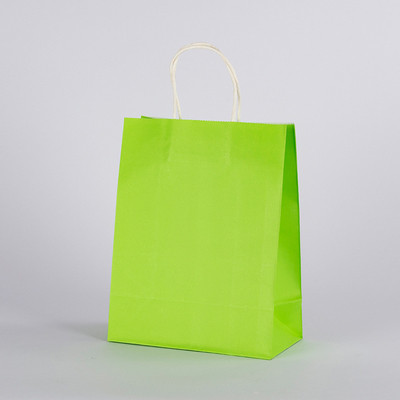 SGS Gold Foil Stamping Recycled Kraft Paper Bags