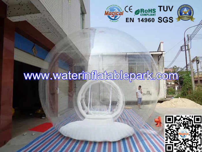 Clear Inflatable Bubble Tent For Camping / Inflatable Party Tent