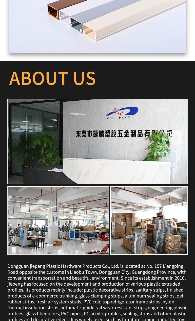 Aging Resistant Plastic Wire Duct Cover