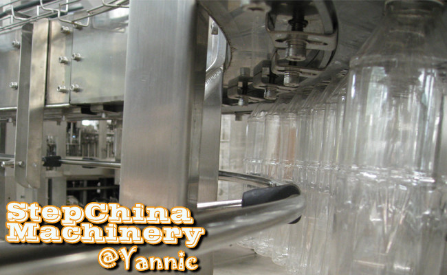 Empty PET Bottle Air Conveyor Belt System 1200 - 24000 BPH Large Capacity