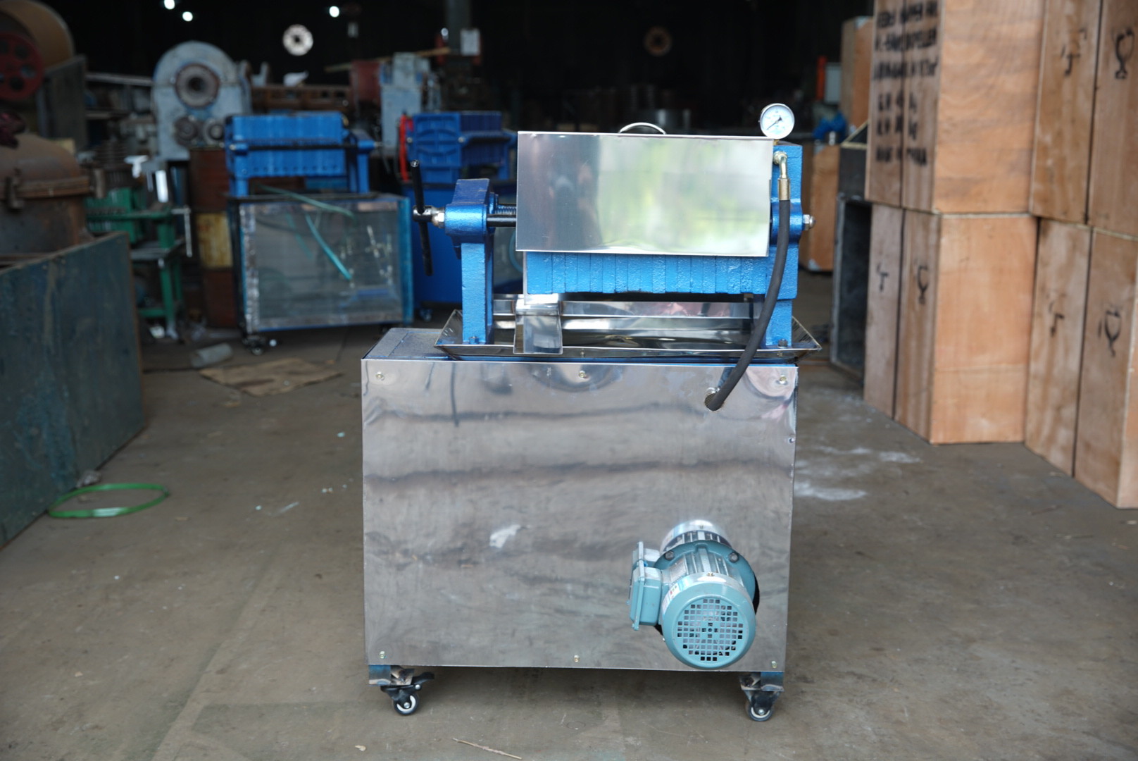 Soybean Edible Oil Filter Machine , Cooking Oil Purification Machine Abrasion Resistance