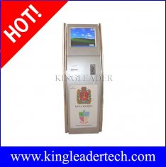  Coin-operated ticketing kiosk with SAW touchscreen custom kiosk design TSK8011 Manufactures