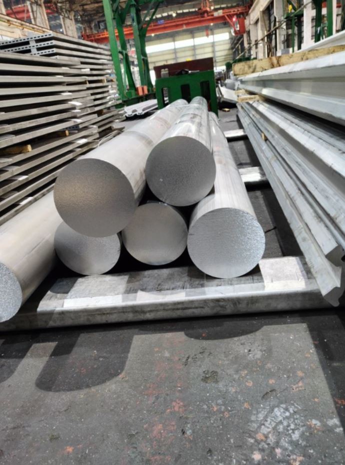 T6 7075 Aluminum Alloy Solid Round Bar Diameter 4 Inches for Gears