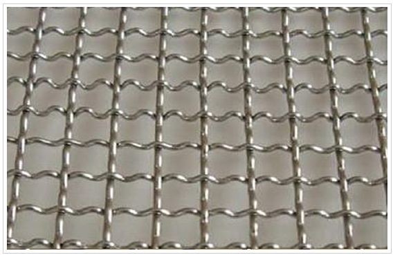 Industrial Crimped Woven Metal Mesh , Tensile Stainless Steel Mesh Screen
