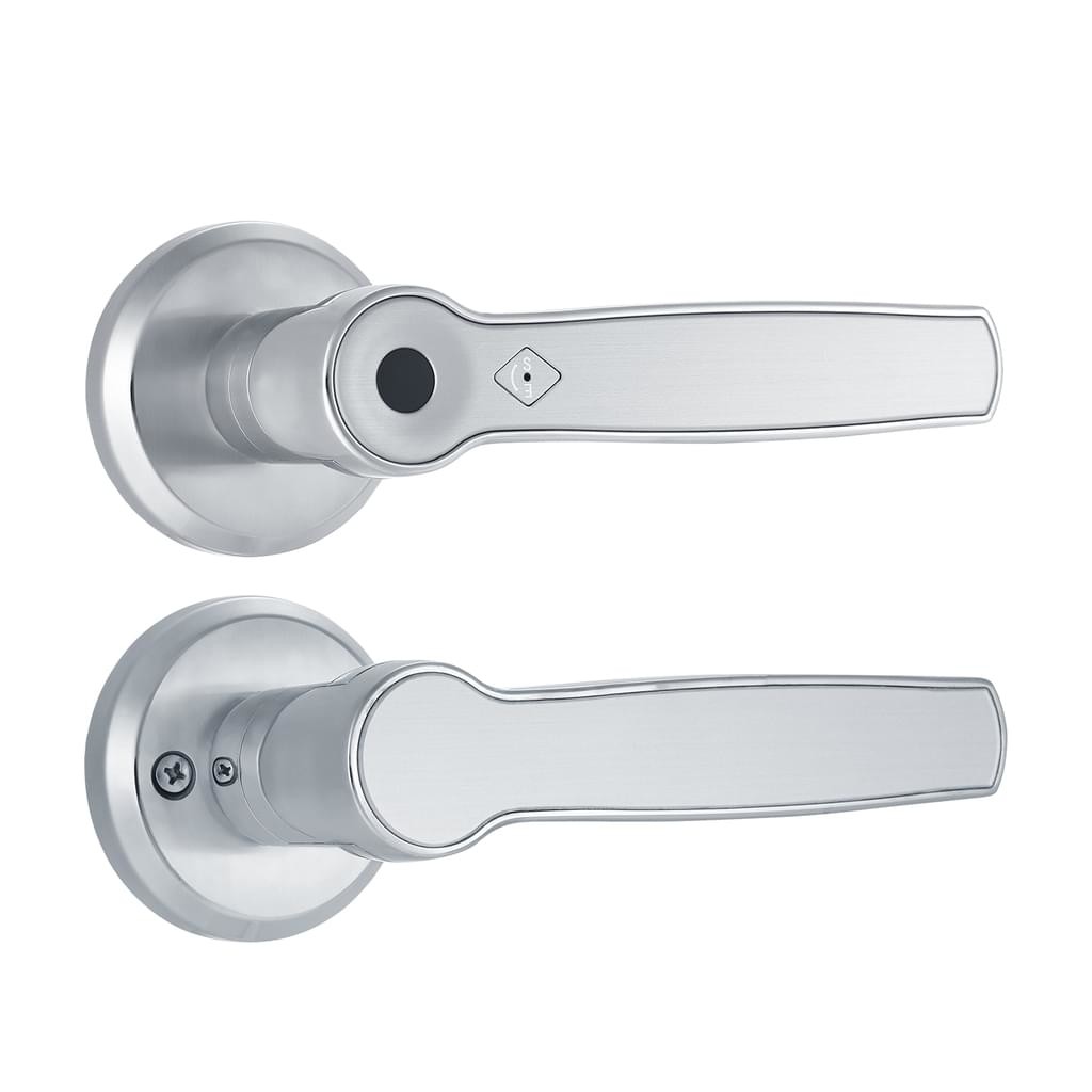Security Fingerprint Scanner Smart Pin Key Keyless Door Handle Locks