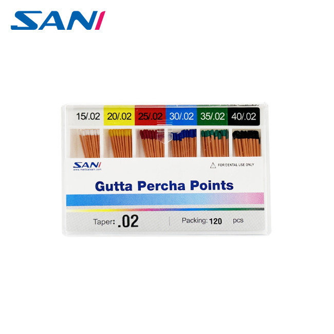 Dental Endodontic Gutta Percha Points Taper 02/04/06/F1-F5