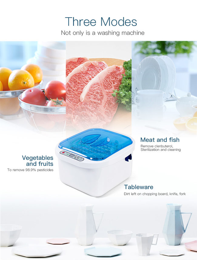 Ultrasonic Ozone Fruit Vegetable Cleaner With Different Cleaning Time