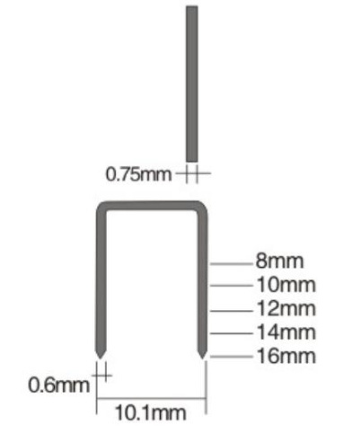 22gauge Fine Crown Air Staple Pneumatic Staple 1416