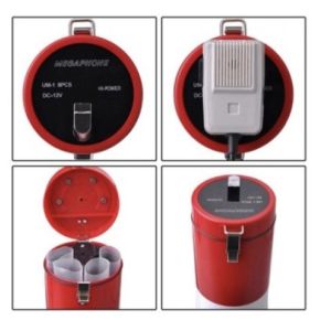 25W Public Speech Portable Megaphone Speaker With Microphone