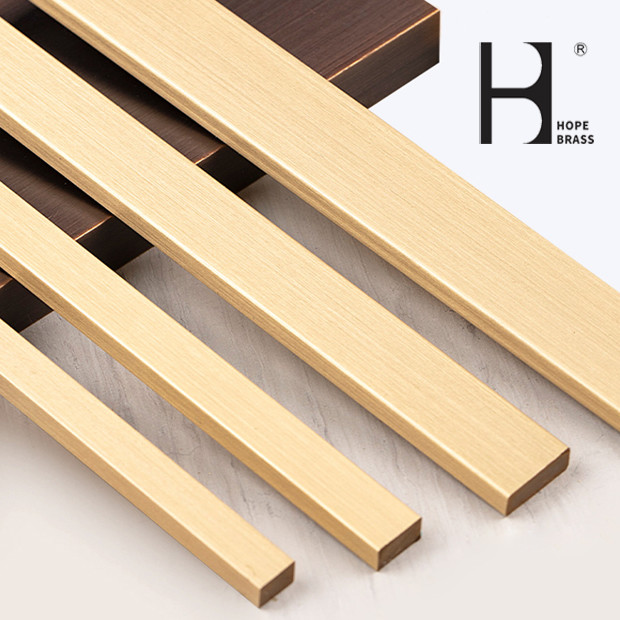 Solid 59% Copper Metal Flat Bar Rust Resistant For Construction
