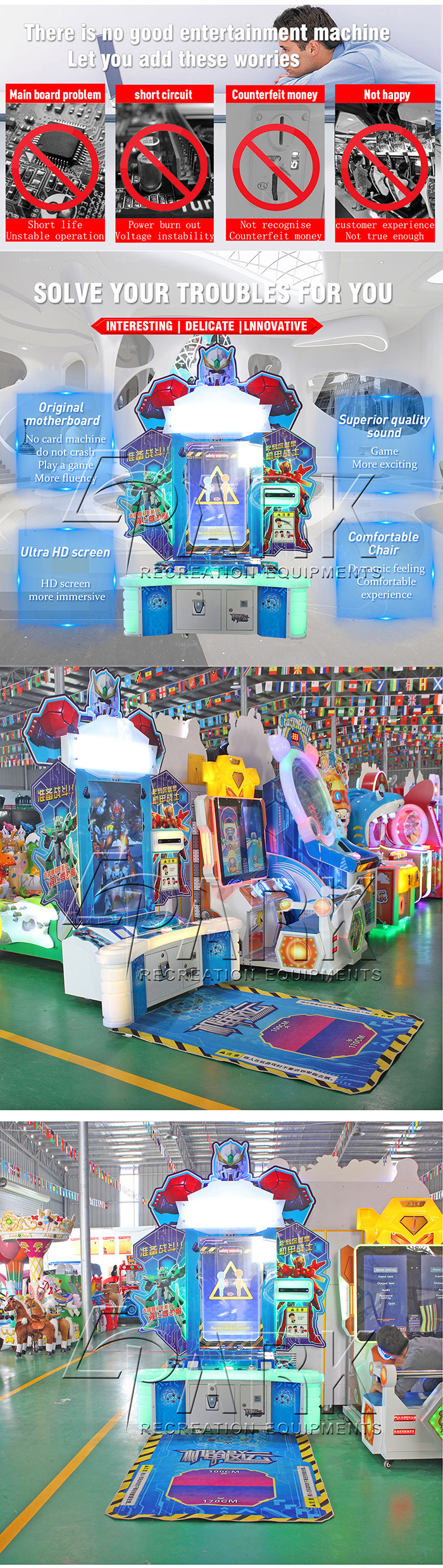 Mech Warrior Arcade Dance Machine For Science Promotion Activities